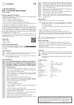 Предварительный просмотр 1 страницы Renkforce 1529594 Operating Instructions