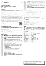 Preview for 2 page of Renkforce 1529594 Operating Instructions