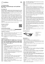 Предварительный просмотр 5 страницы Renkforce 1574605 Operating Instructions Manual