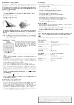 Preview for 2 page of Renkforce 1588385 Operating Instructions Manual