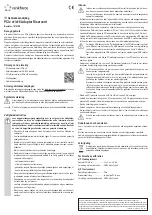 Предварительный просмотр 4 страницы Renkforce 1616188 Operating Instructions