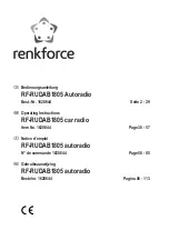 Preview for 1 page of Renkforce 1620644 Operating Instructions Manual