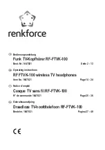 Renkforce 1647021 Operating Instructions Manual предпросмотр