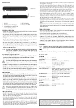 Предварительный просмотр 2 страницы Renkforce 1647065 Operating Instructions Manual