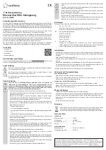 Предварительный просмотр 1 страницы Renkforce 1668007 Operating Instructions