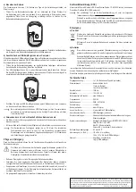 Preview for 2 page of Renkforce 2142413 Operating Instructions Manual