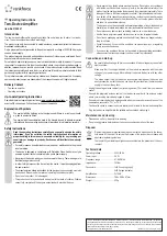 Предварительный просмотр 2 страницы Renkforce 2159047 Operating Instructions