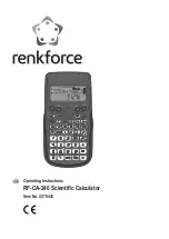 Preview for 1 page of Renkforce 2270443 Operating Instructions Manual