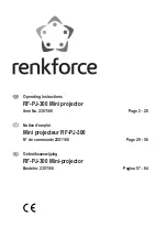 Preview for 1 page of Renkforce 2301166 Operating Instructions Manual