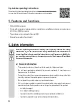 Preview for 6 page of Renkforce 2301166 Operating Instructions Manual