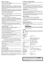 Preview for 3 page of Renkforce 2373321 Operating Instructions Manual