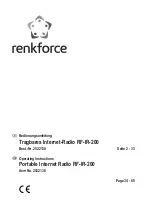 Renkforce 2522138 Operating Instructions Manual preview