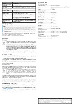 Preview for 3 page of Renkforce 2543966 Operating Instructions Manual