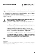 Preview for 9 page of Renkforce 37 33 8 Operating Instructions Manual