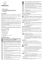 Preview for 7 page of Renkforce 409984 Operating Instructions Manual