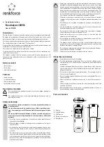 Preview for 3 page of Renkforce 6895N Operating Instructions Manual