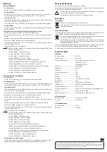 Preview for 2 page of Renkforce 754266 Operating Instructions Manual