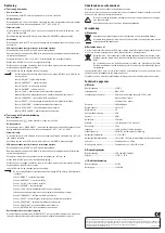 Preview for 8 page of Renkforce 754266 Operating Instructions Manual