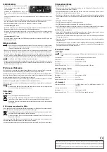 Preview for 2 page of Renkforce 807611 Operating Instructions Manual