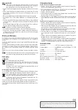 Preview for 2 page of Renkforce 808147 Operating Instructions Manual