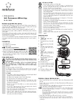 Renkforce A550 Operating Instructions Manual preview
