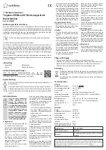 Renkforce ATS018T-W050V Important Information preview