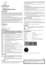 Preview for 4 page of Renkforce AVL630S Operating Instructions