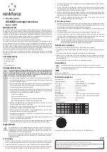 Предварительный просмотр 4 страницы Renkforce AVL645CD Operating Instructions