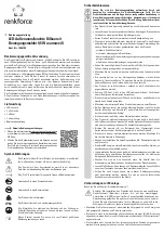 Preview for 1 page of Renkforce Bilbao Operating Instructions Manual