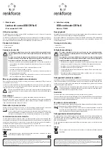 Preview for 2 page of Renkforce CR15e-K Operating Instructions