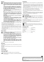 Preview for 2 page of Renkforce DL-1005 Operating Instructions Manual