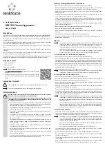 Preview for 3 page of Renkforce DM-7511 Operating Instructions Manual