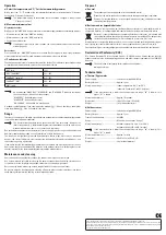 Preview for 4 page of Renkforce DM-7511 Operating Instructions Manual