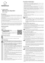 Preview for 7 page of Renkforce DM-7511 Operating Instructions Manual