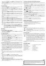 Preview for 2 page of Renkforce E0202LNS Operating Instructions Manual