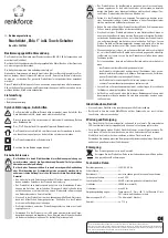 Renkforce Elda 1 Operating Instructions preview