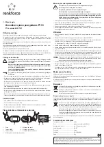 Preview for 3 page of Renkforce FT-10 Operating Instructions