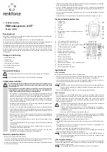 Preview for 7 page of Renkforce G-077 Operating Instructions Manual