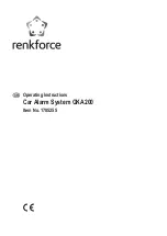 Renkforce GKA200 Operating Instructions Manual preview