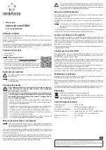 Предварительный просмотр 3 страницы Renkforce HYD-7011 Operating Instructions