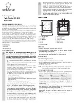 Renkforce KW-9270 Operating Instructions Manual preview