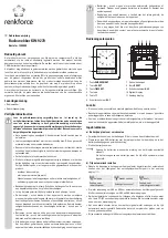 Предварительный просмотр 7 страницы Renkforce KW-9270 Operating Instructions Manual