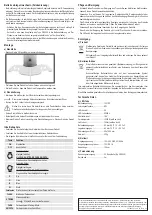 Preview for 2 page of Renkforce LV-DJ36 Operating Instructions Manual