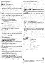 Preview for 2 page of Renkforce M910BU Operating Instructions Manual