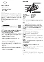 Preview for 3 page of Renkforce M910BU Operating Instructions Manual