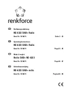 Renkforce NE-6223 Operating Instructions Manual preview