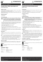 Preview for 2 page of Renkforce PH-S 556M Operating Instructions