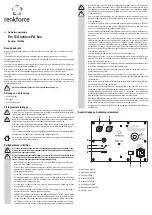 Preview for 7 page of Renkforce Pro 12A Operating Instructions Manual