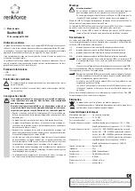 Preview for 2 page of Renkforce Quattro LNB Operating Instructions