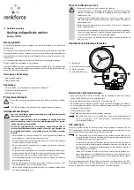 Preview for 7 page of Renkforce RC156X Operating Instructions Manual